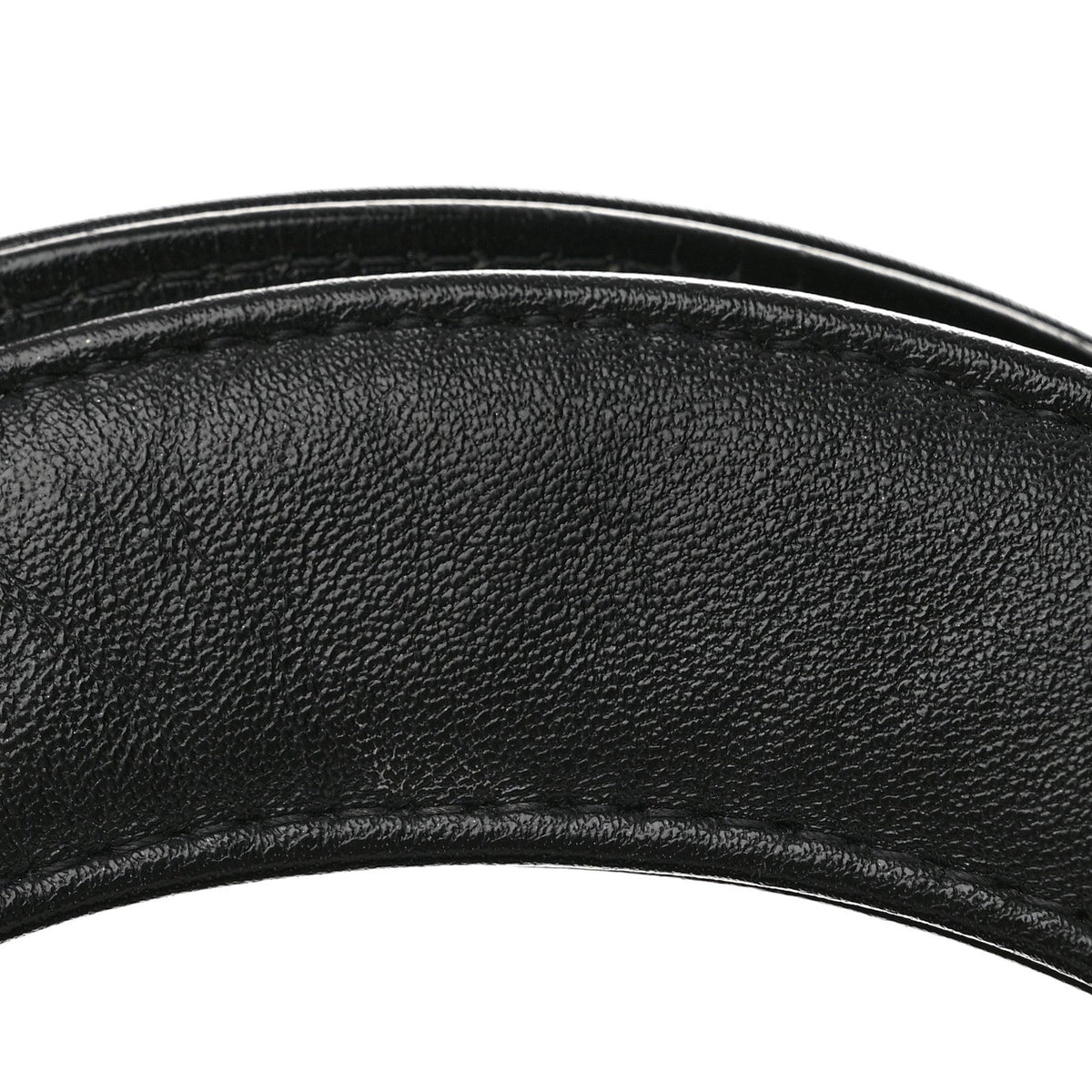Shiny Lambskin Quilted Large 31 Shopping Bag Black