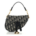 Oblique Mini Saddle Bag Blue