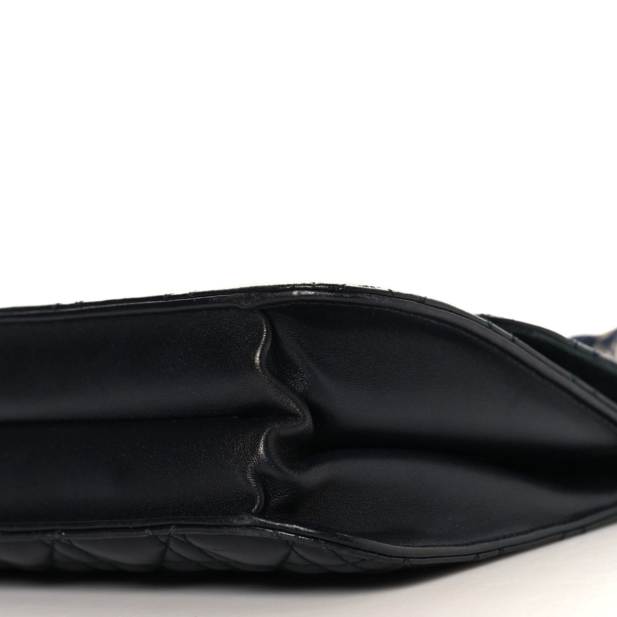Lambskin Cannage Large Dioraddict Flap Bohemian Strap Black