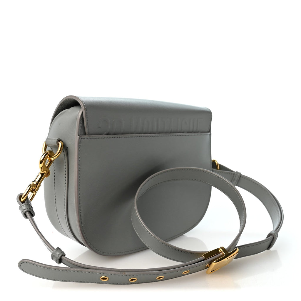 Box Calfskin Medium Bobby Flap Gray