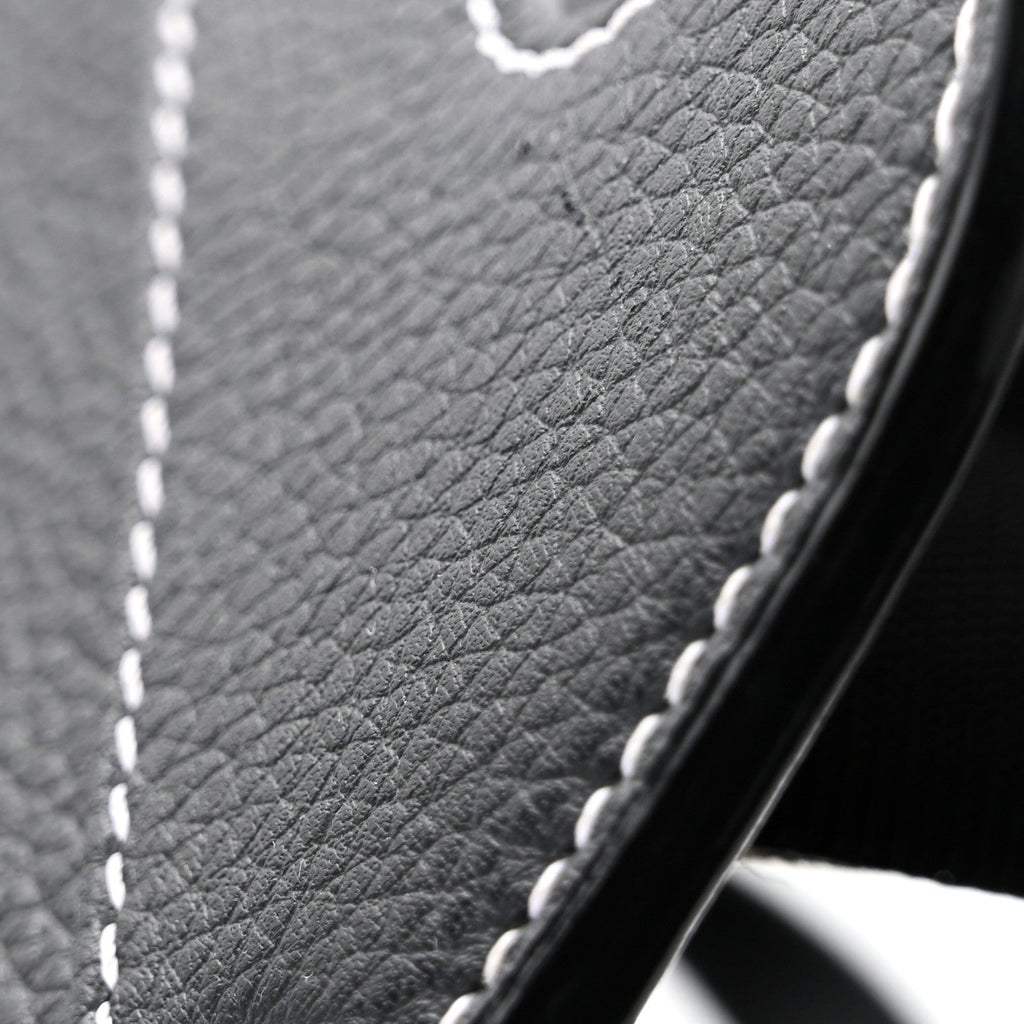 Grained Calfskin Maxi Gallop Backpack Black