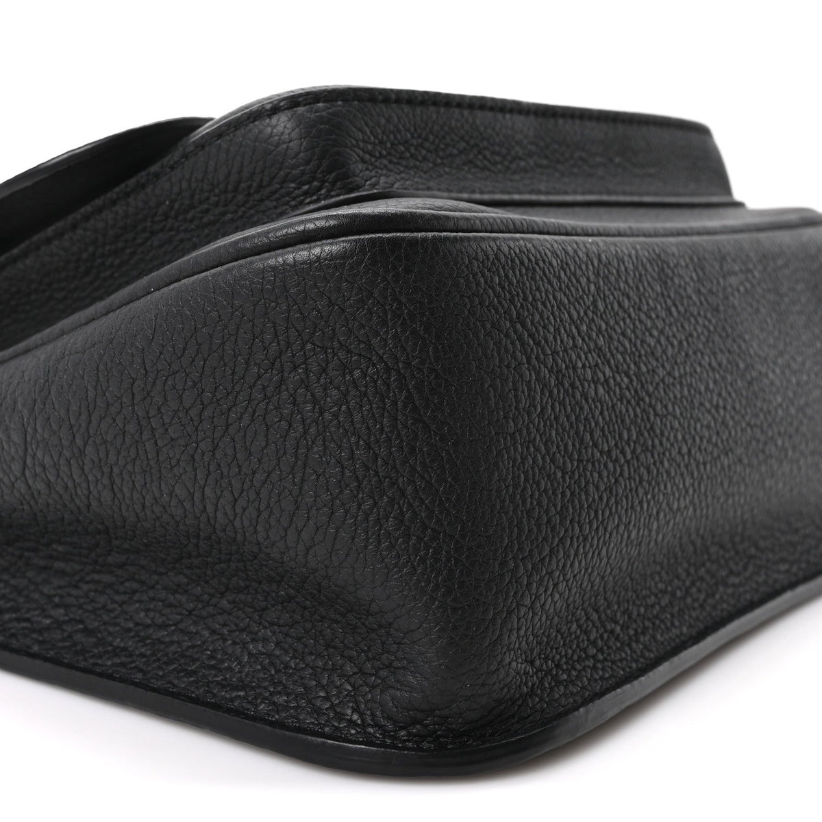 Grained Calfskin Lockme Chain Bag PM Black