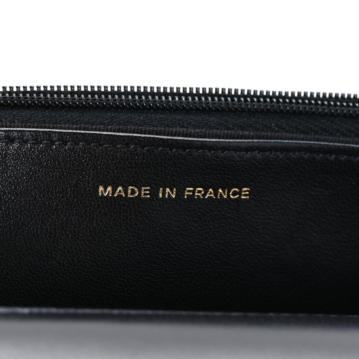 Lambskin Quilted Coco Charms Wallet On Chain Black