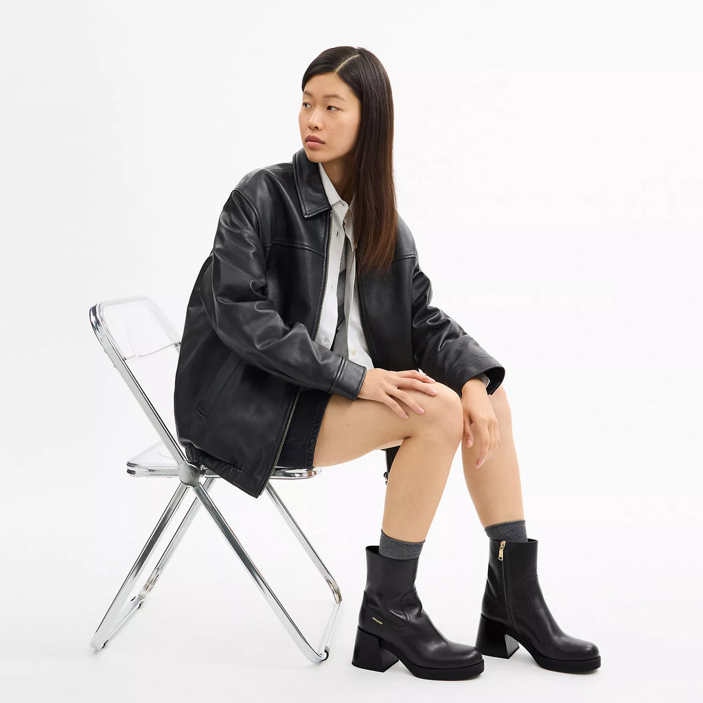 Coach Outlet Block Heel Boot