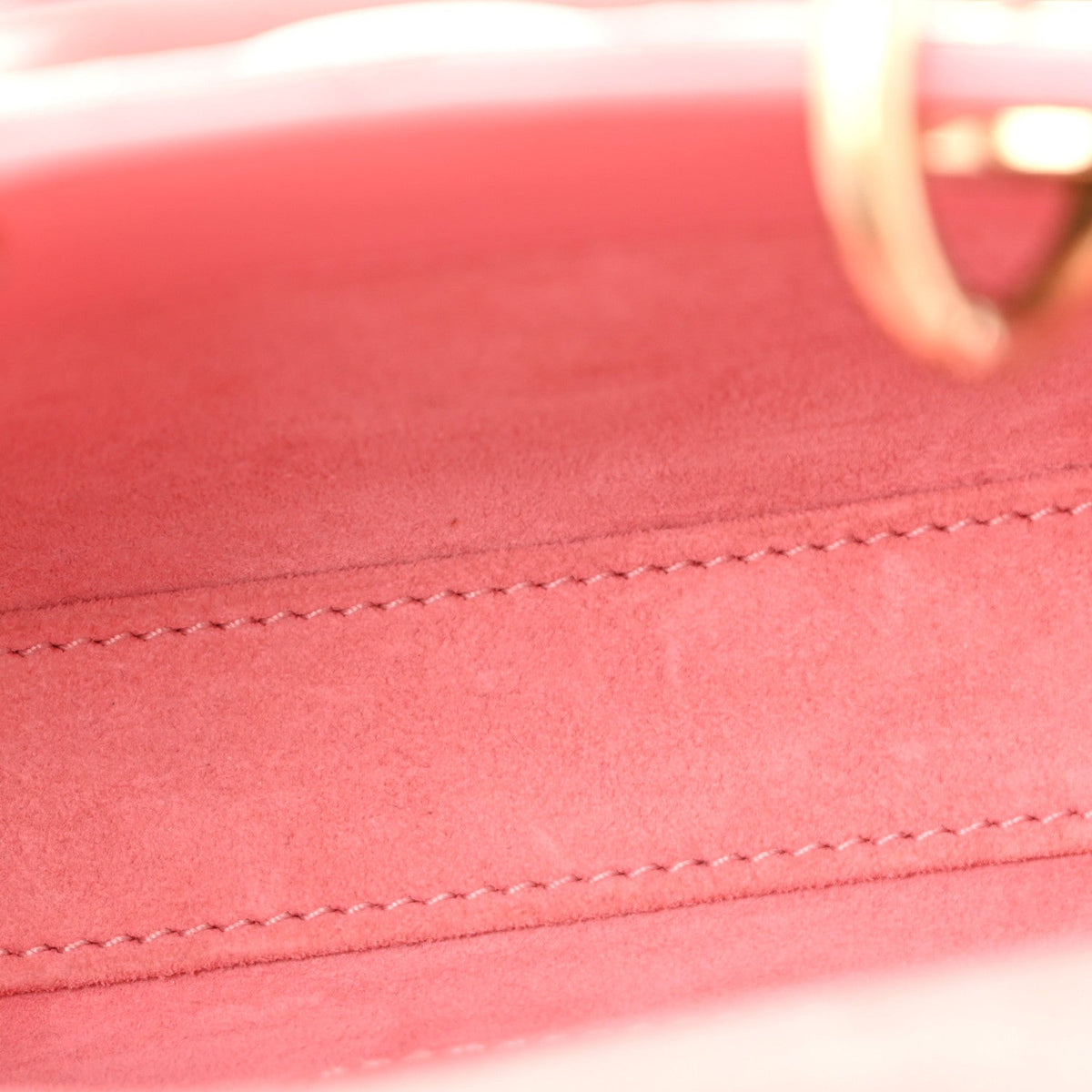 Lambskin Cannage Micro Lady D-Joy Pink