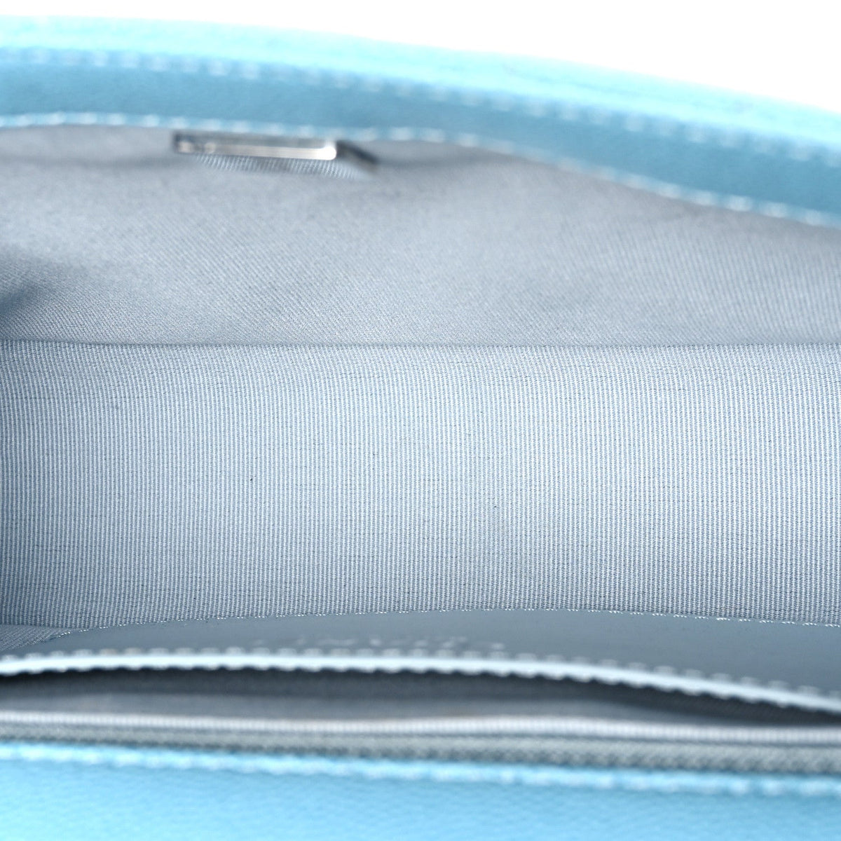 Shaded Caviar Quilted My Everything Flap Light Blue