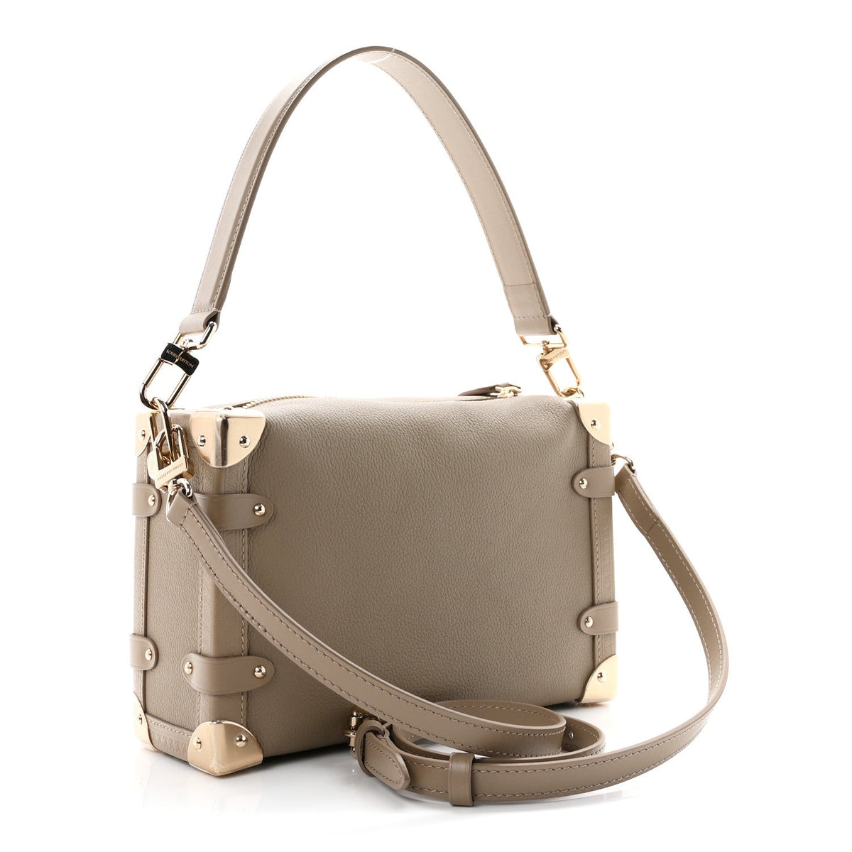 Calfskin Side Trunk MM Taupe