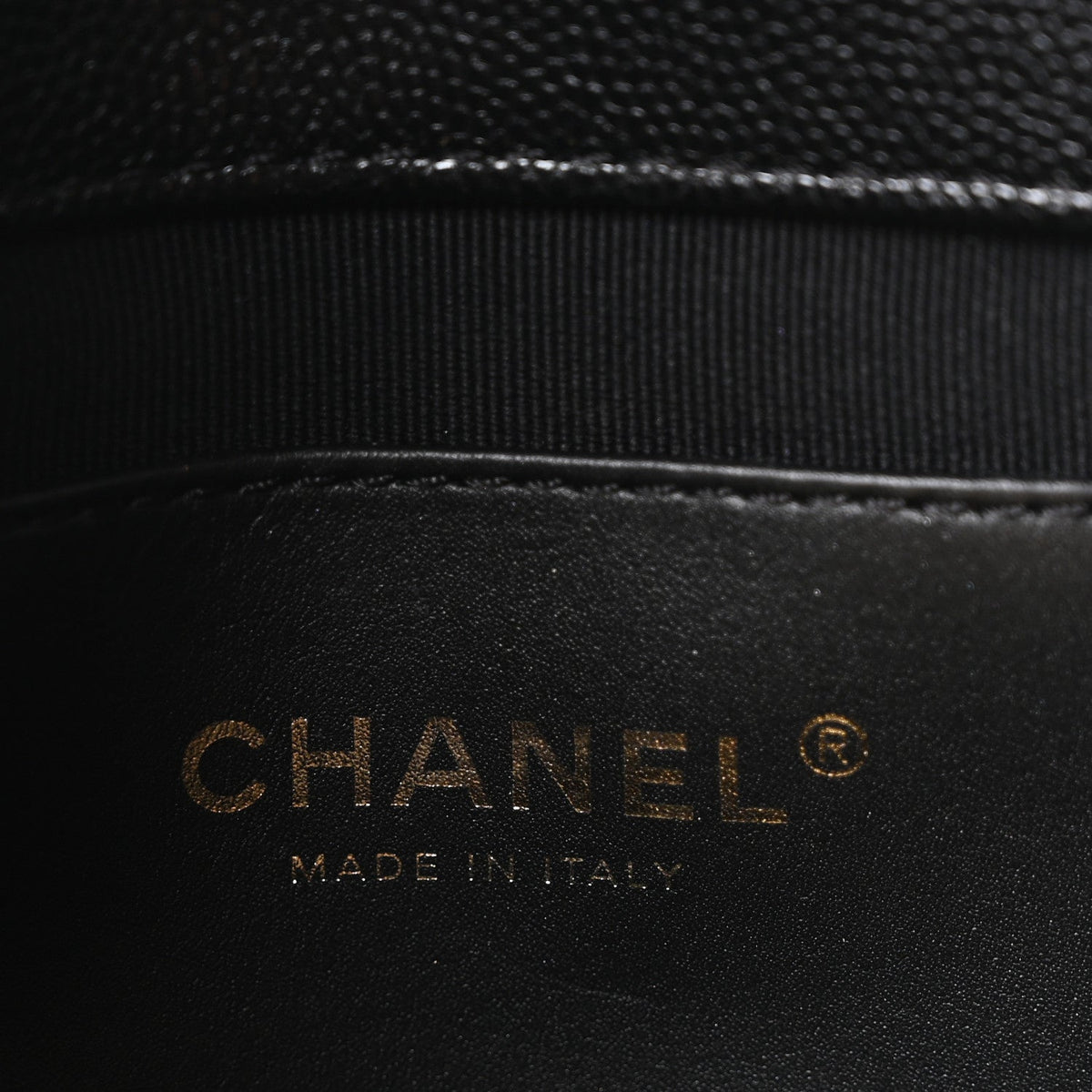 Caviar Quilted Funky Match Mini Flap Black