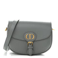 Box Calfskin Medium Bobby Flap Gray