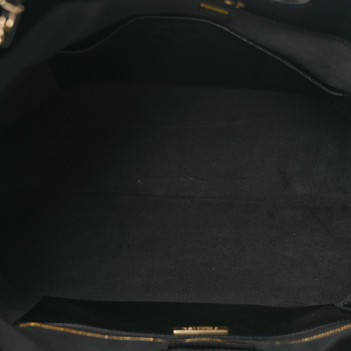 Shiny Lambskin Quilted Large 31 Shopping Bag Black