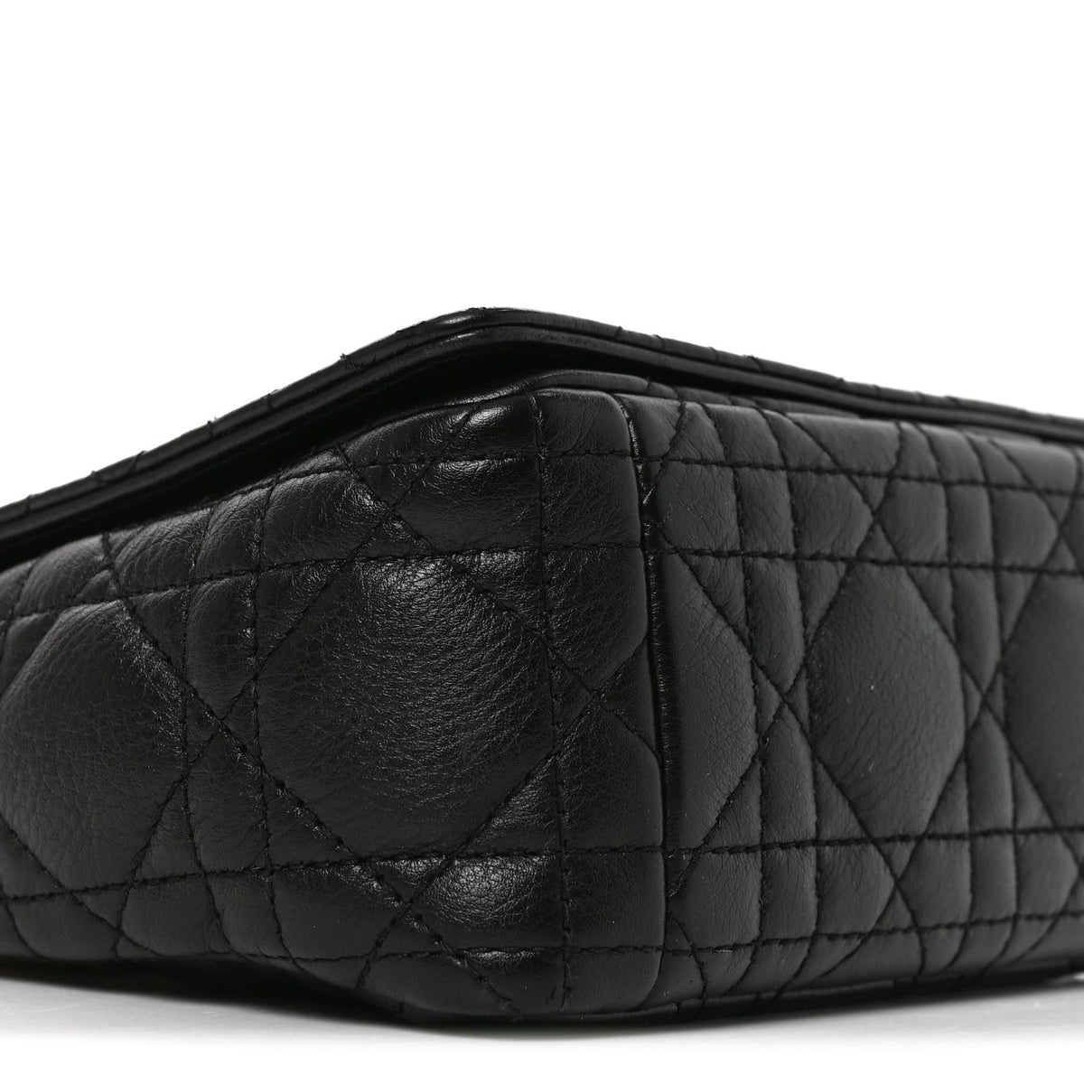 Calfskin Cannage Small Caro Bag Black