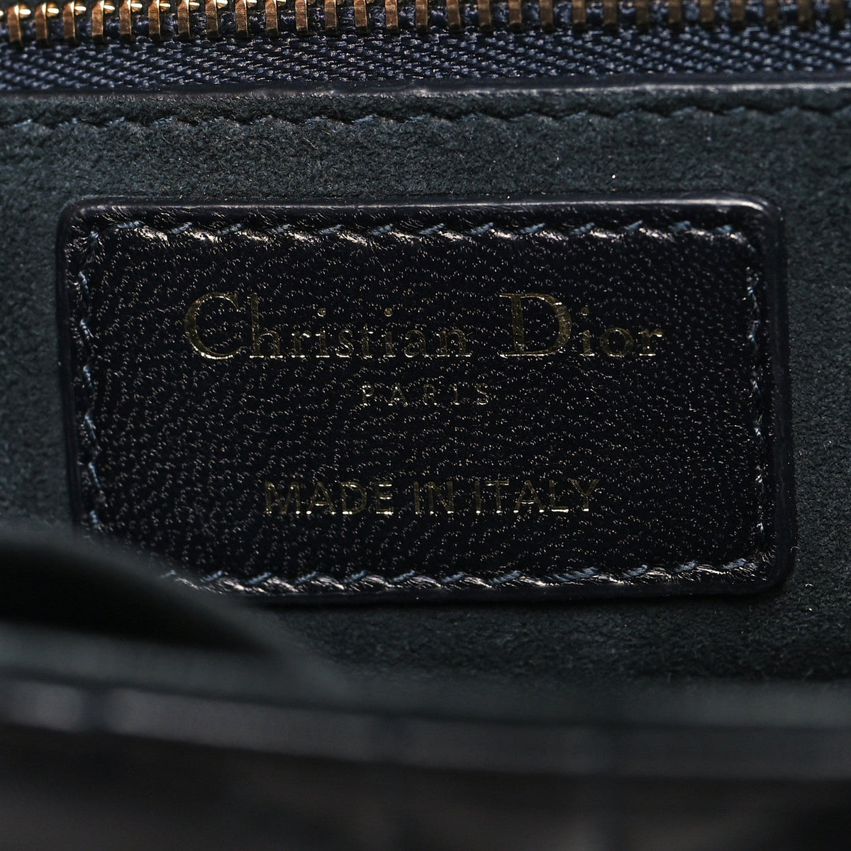 Lambskin Cannage Large Dioraddict Flap Bohemian Strap Black