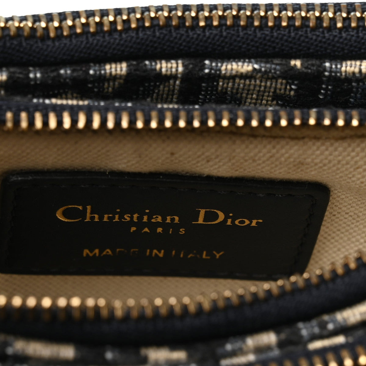 Oblique Saddle Pouch With Strap Navy Blue