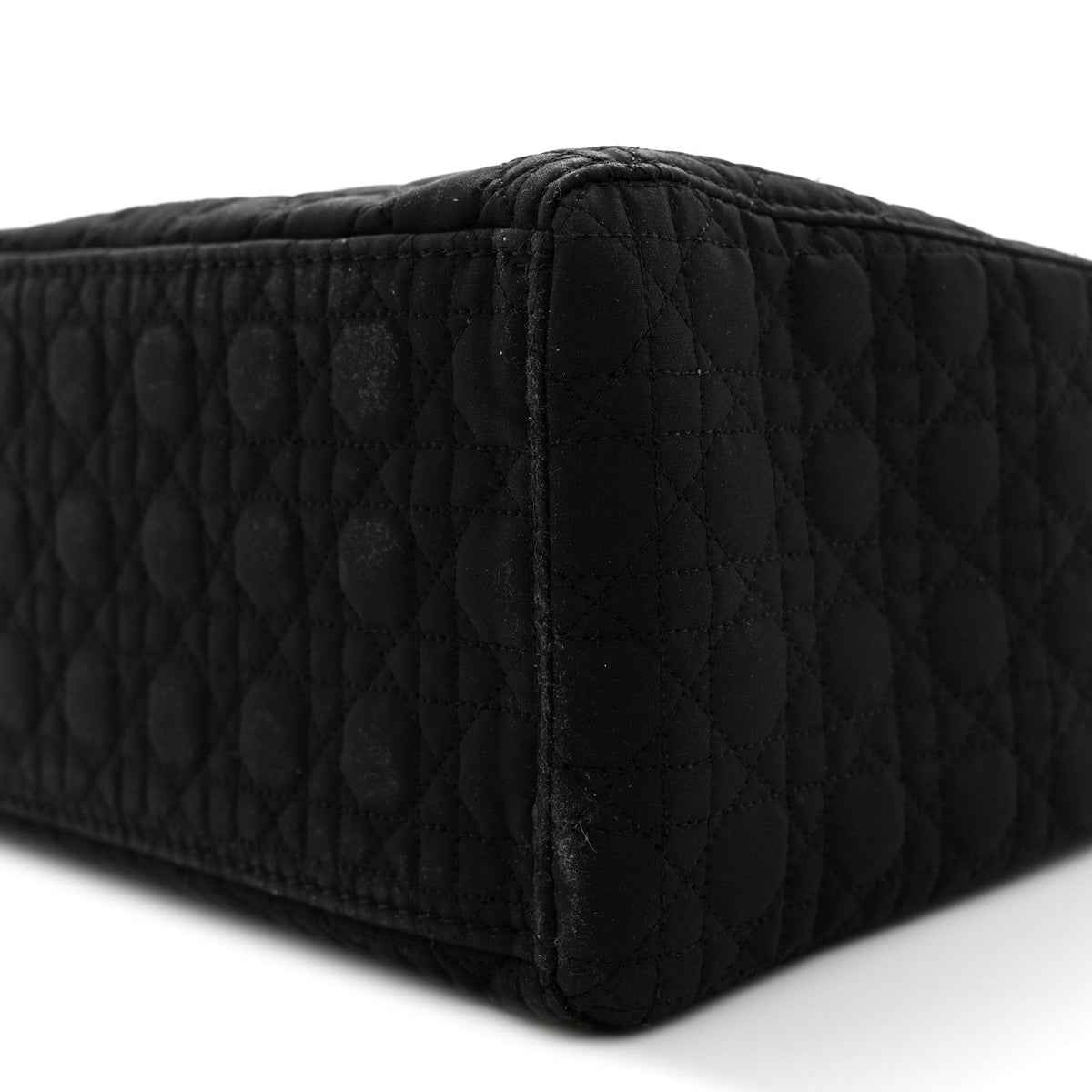 Nylon Cannage Large Lady Dior Black