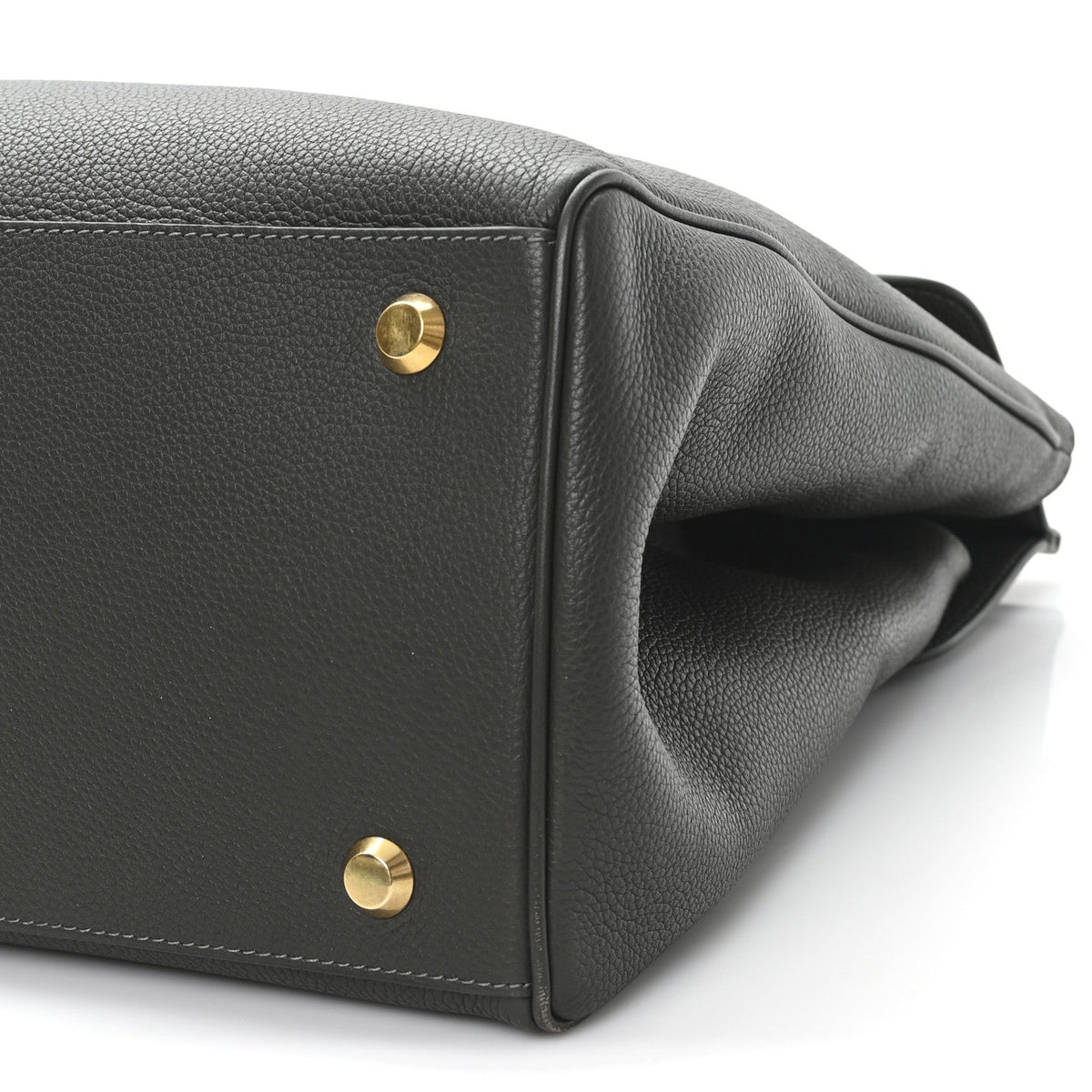 Grained Calfskin Carrie Cary All Bag Khaki