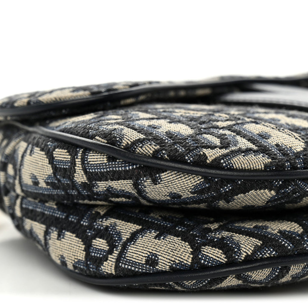Oblique Mini Saddle Bag Blue