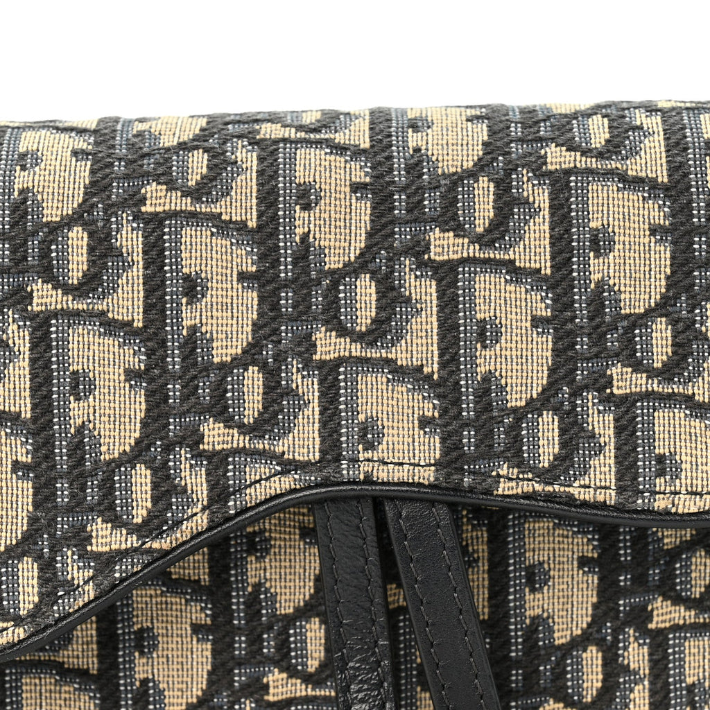 Oblique Saddle Belt Bag Blue