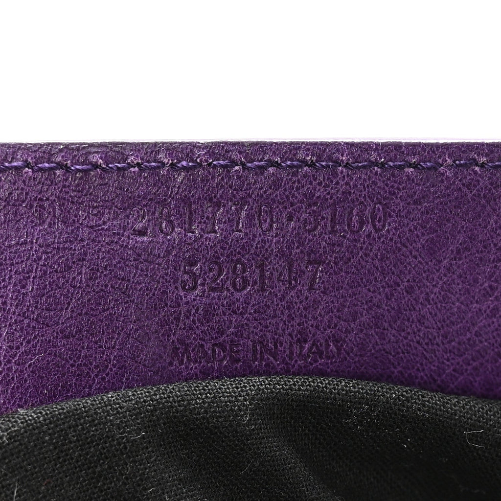 Agneau Giant 12 Rose Gold Hardware City Dark Violet