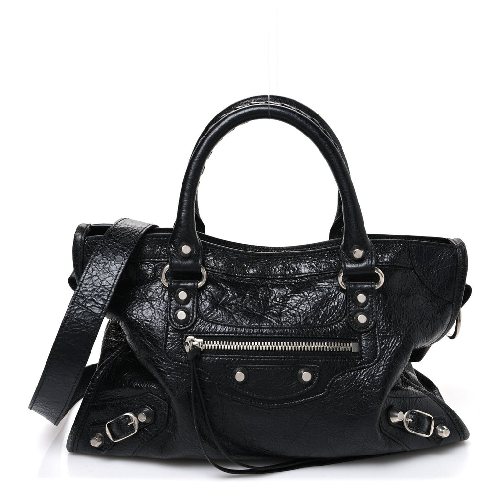 Agneau Arena Silver Hardware Small Le City Black