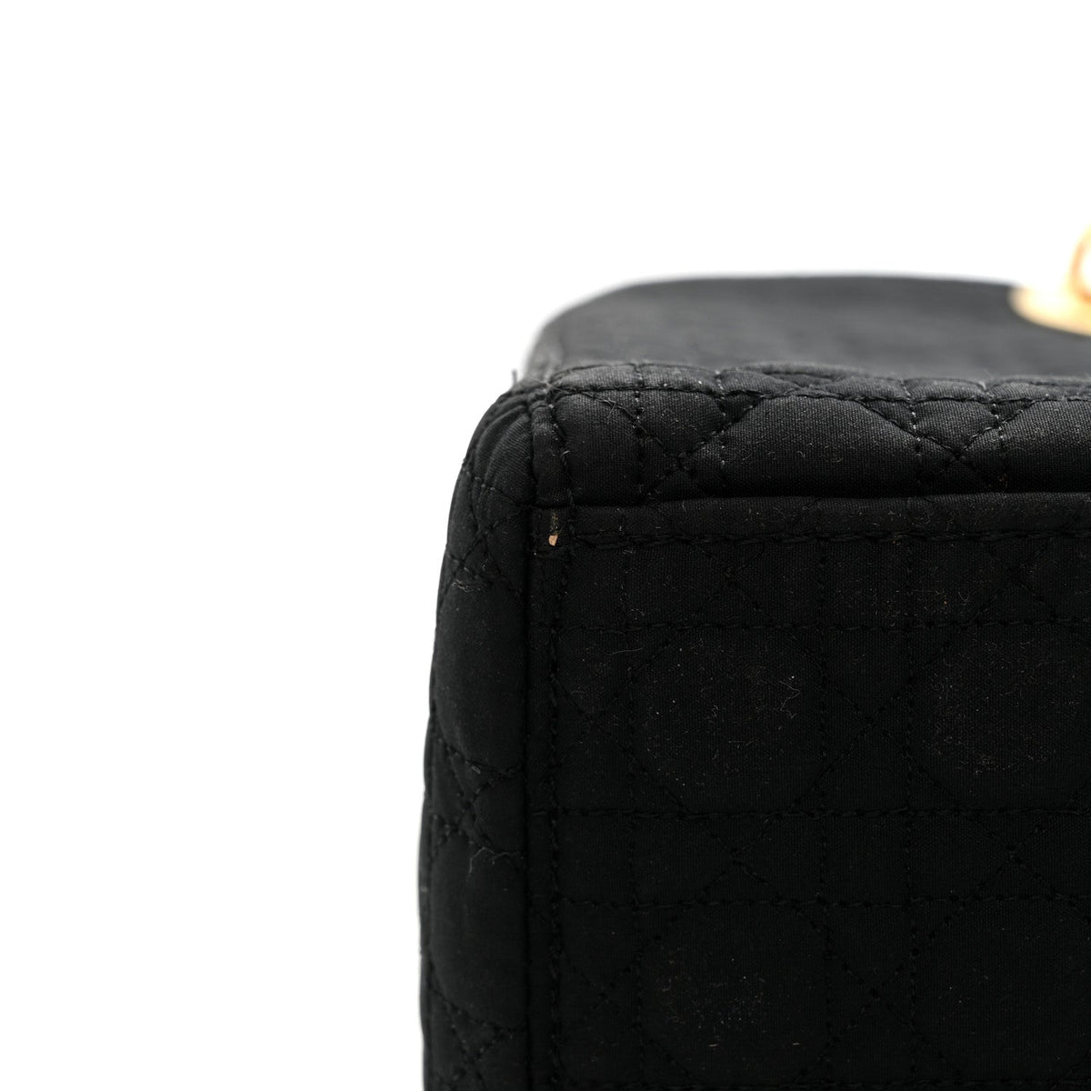 Nylon Cannage Large Lady Dior Black