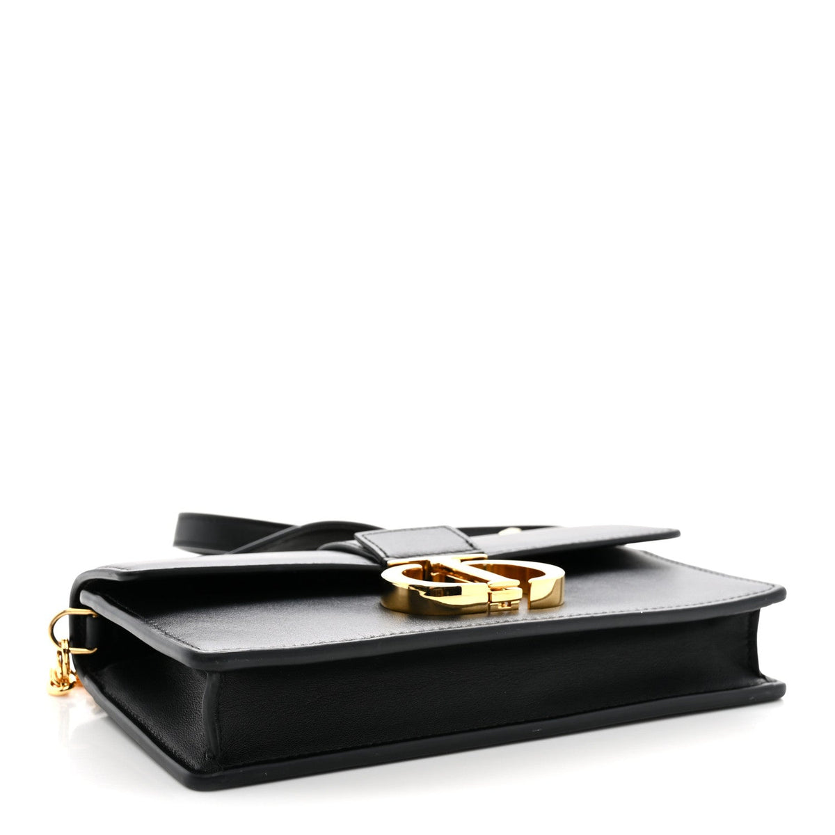 Smooth Calfskin Miss Montaigne Mini Flap Black