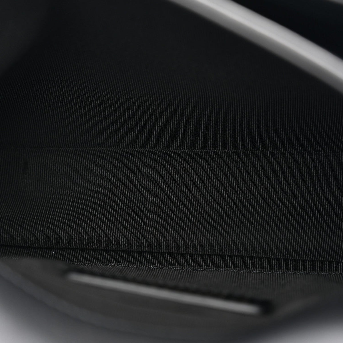 Calfskin Quilted Top Handle Flap Black