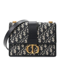 Oblique Small 30 Montaigne Flap Bag Blue