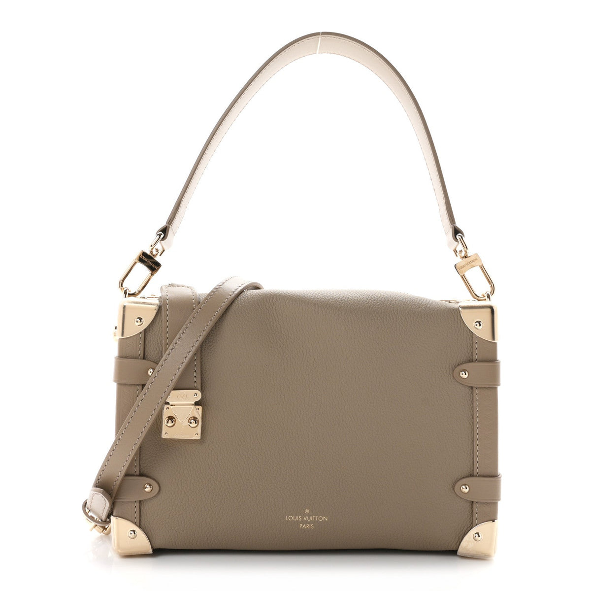 Calfskin Side Trunk MM Taupe