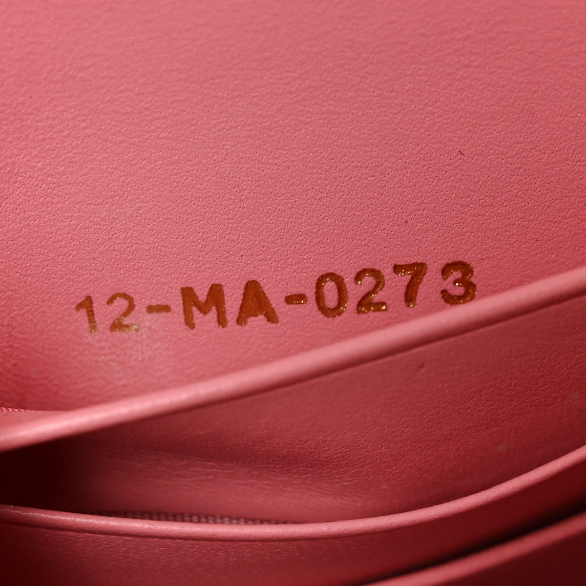 Lambskin Macrocannage Mini Miss Caro Bag Pink
