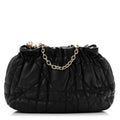 Gaufre Lambskin Cannage Delices Mini Bag Black