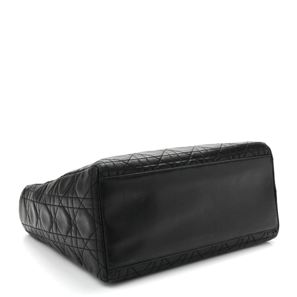 Lambskin Cannage Medium Lady Dior Black