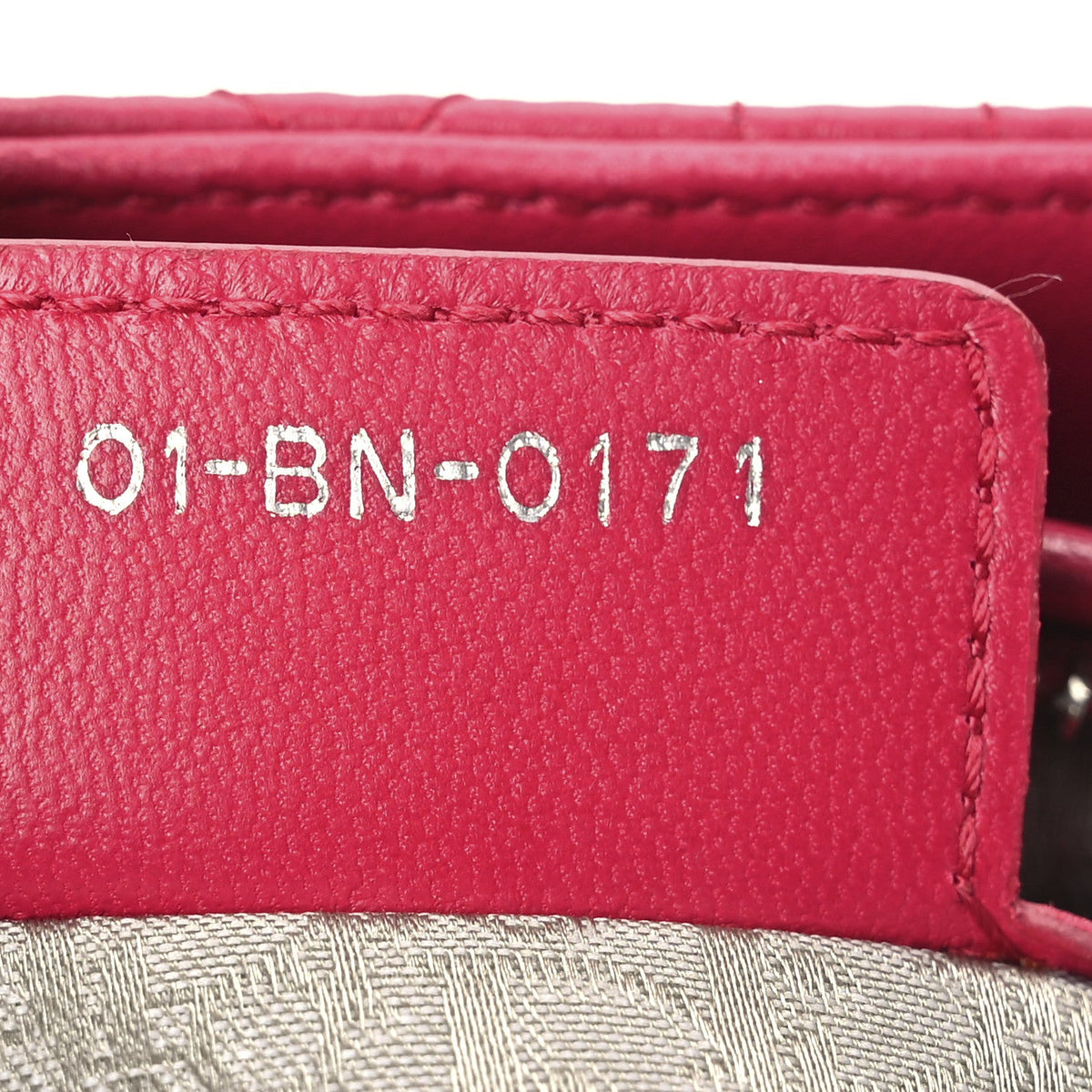 Lambskin Cannage Medium Lady Dior Pink
