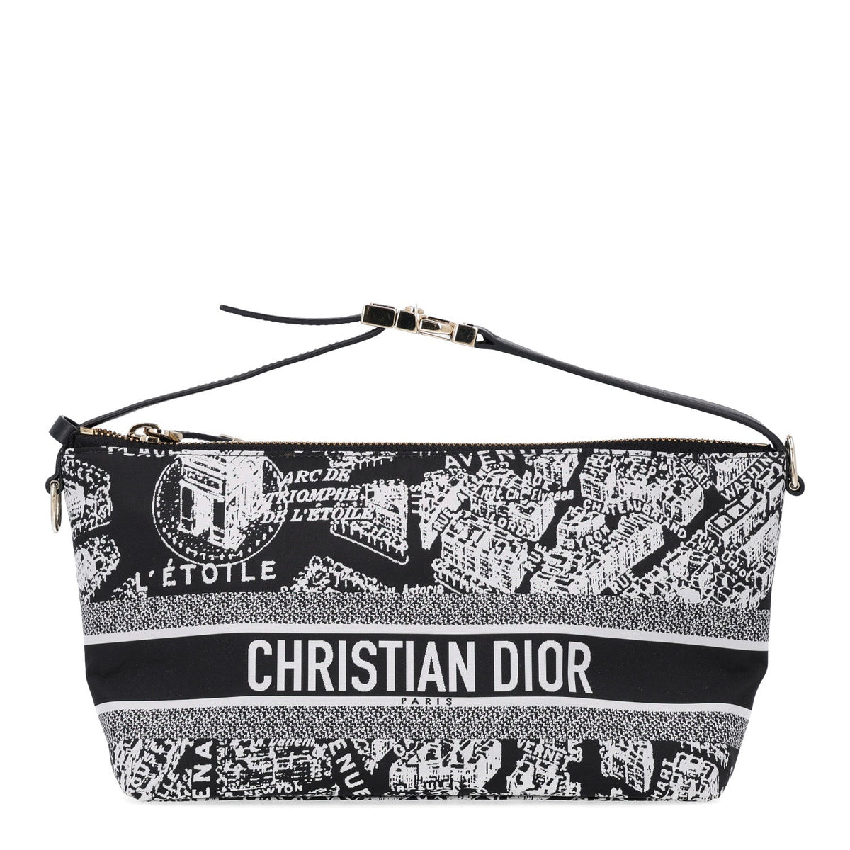 Technical Fabric Toile De Jouy DiorTravel Nomad Pouch Blue