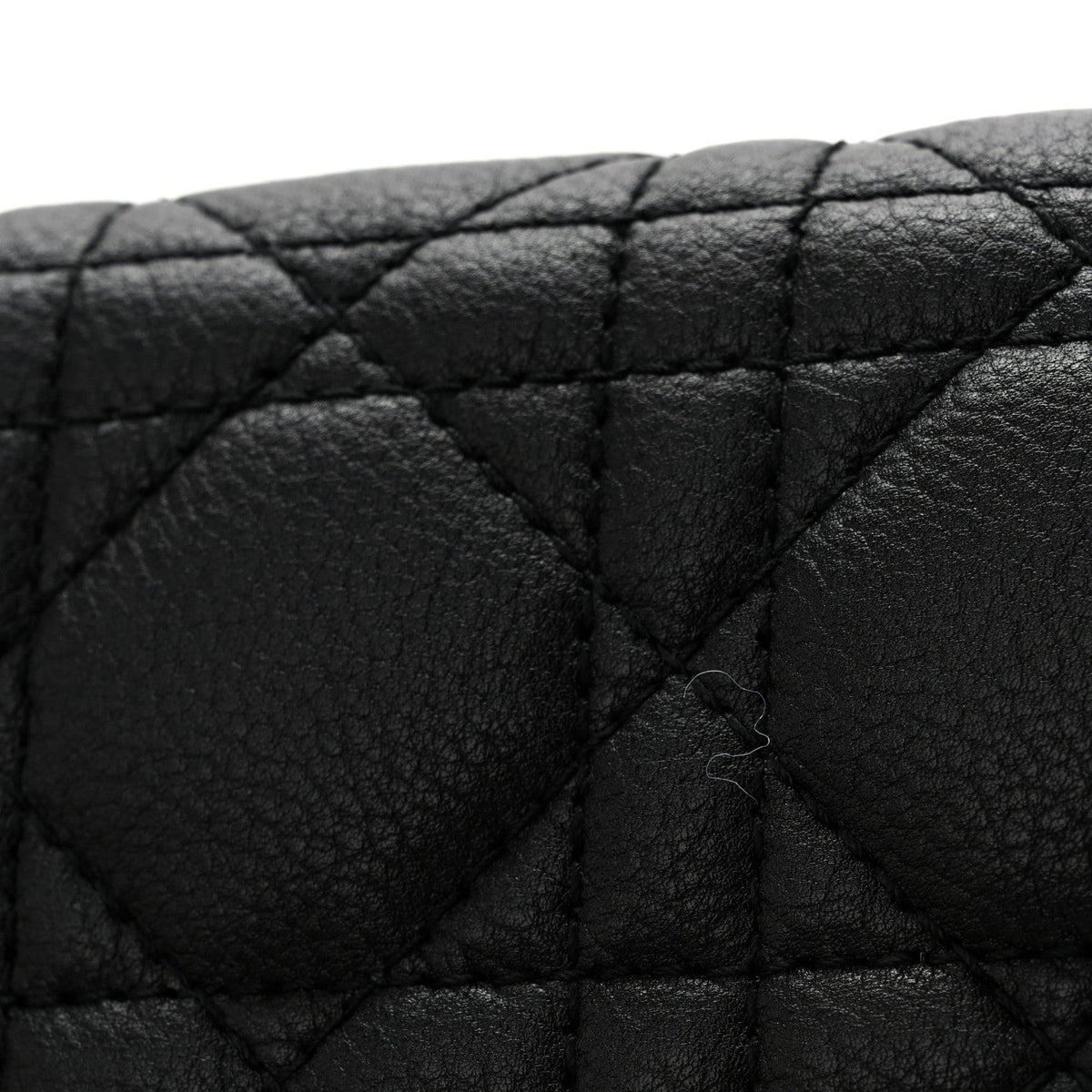 Supple Calfskin Caro Pouch with Chain Black
