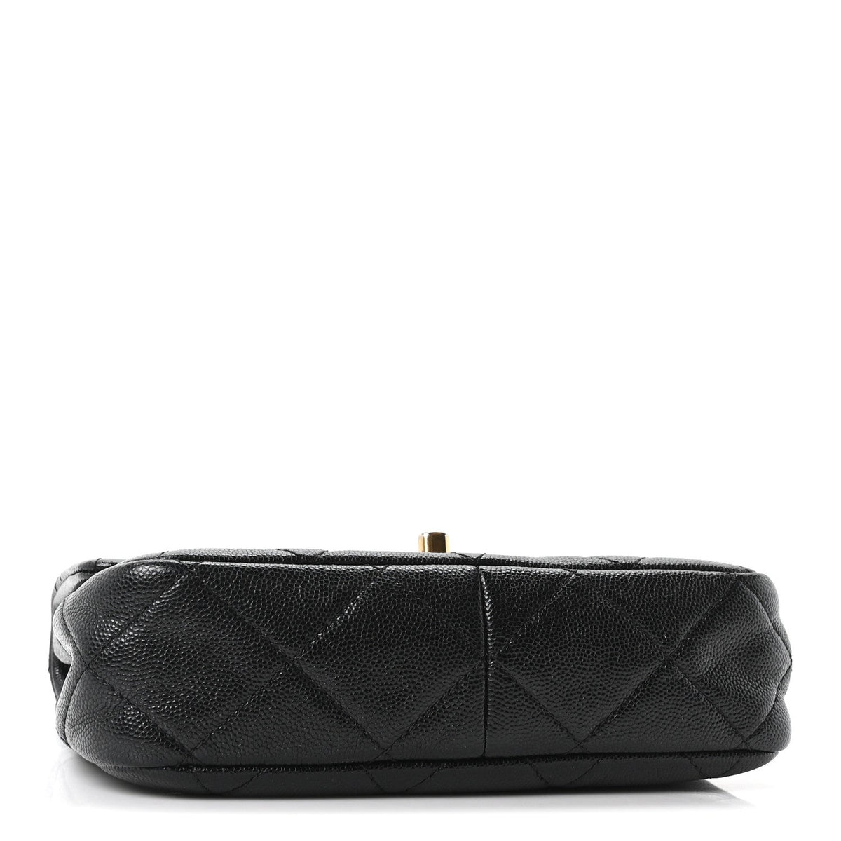 Caviar Quilted Funky Match Mini Flap Black
