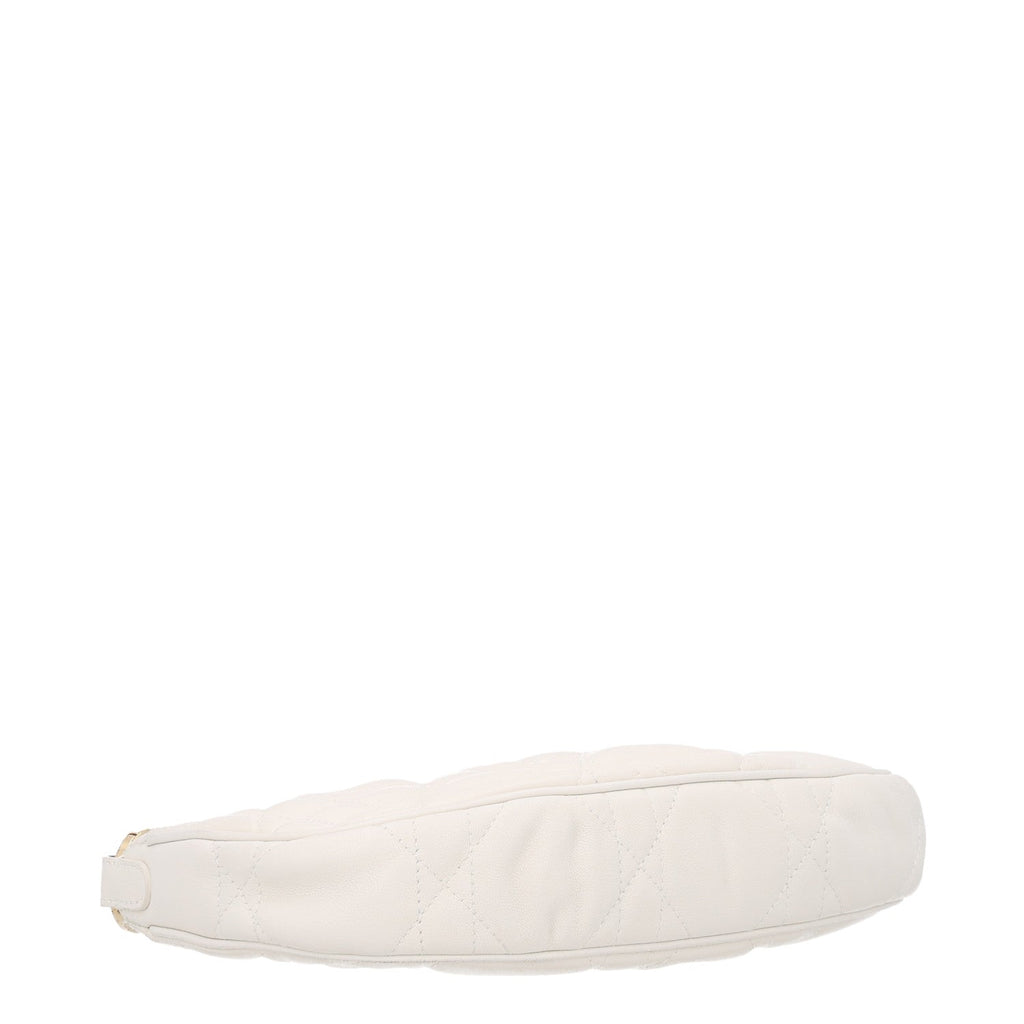 Lambskin Cannage CD Lounge Bag Latte