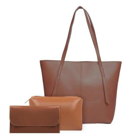 Opal Strap leather Tote Bag