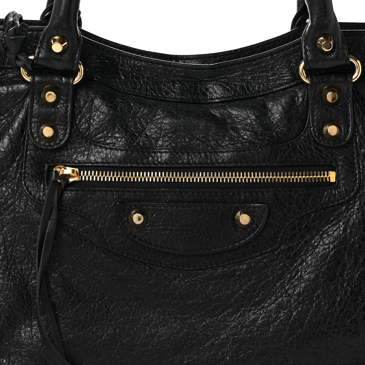 Agneau Classic Gold Hardware City Black