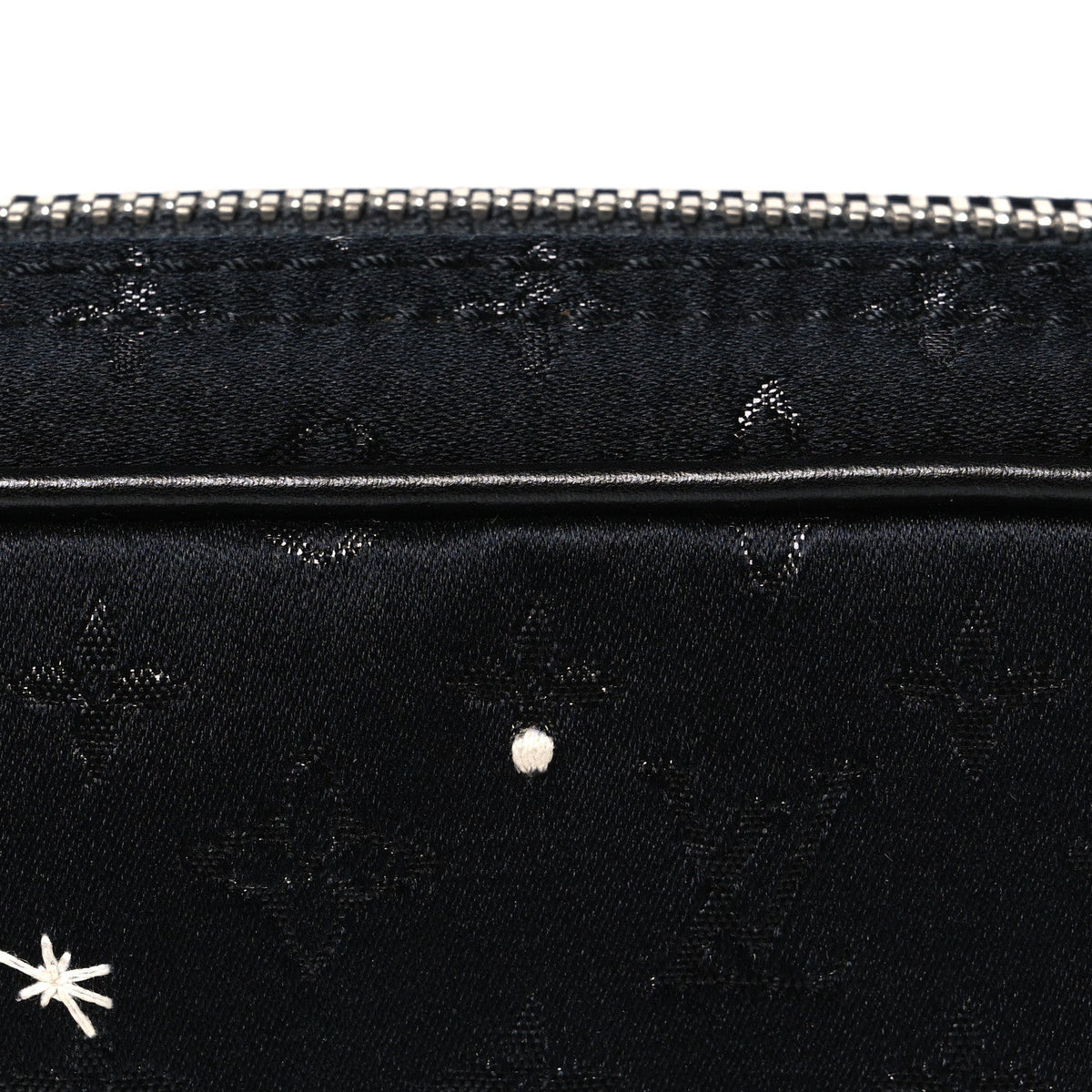Satin Mini Monogram Conte De Fees Pochette Black